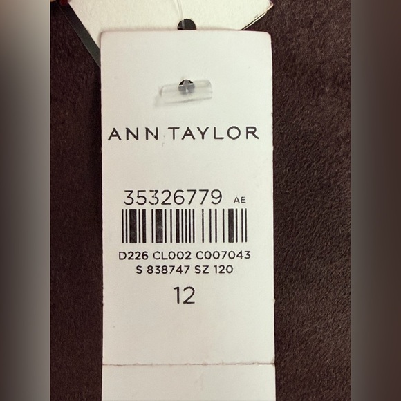 Ann Taylor Coordinated 3-Piece Brown Outfit Sweater Jacket Skirt Pants NWT - Picture 16 of 16
